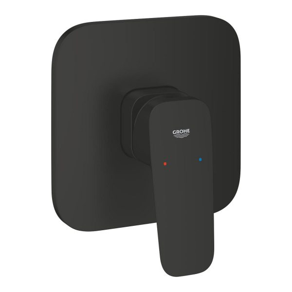 1017772430وجه خلاط دش دفن خط واحد اسودGROHE Cubeo