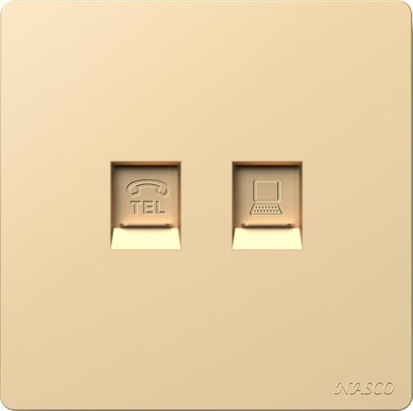 ⁦فيش تليفون + فيش انترنت NASCO بيانو6668⁩ - الصورة ⁦3⁩
