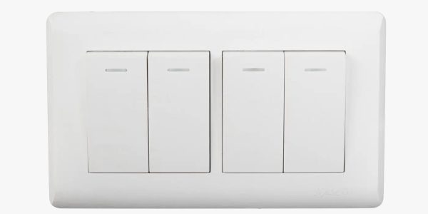 مفتاح NASCO رباعي 10 أمبير مع مؤشر إيدج (7*14) 2182