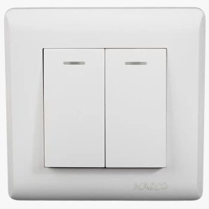 مفتاح NASCO مزدوج 10 أمبير مع مؤشر إيدج 2103