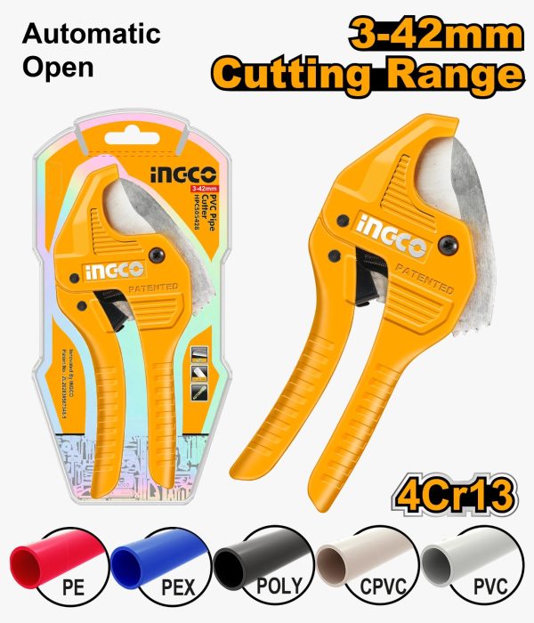 INGCO قاطع أنابيب PVC HPCS05428
