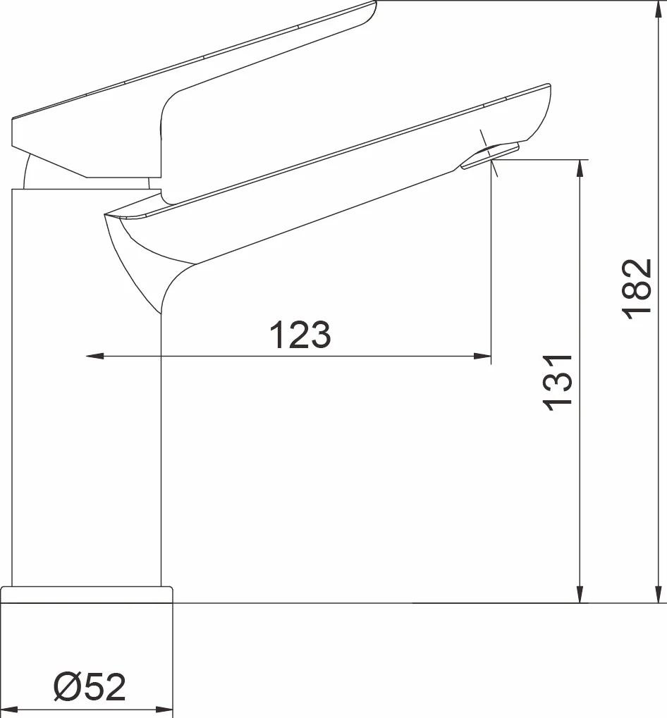 خلاط مغسلة اوتوماتيك هزنت 5001 SKY - الصورة 2